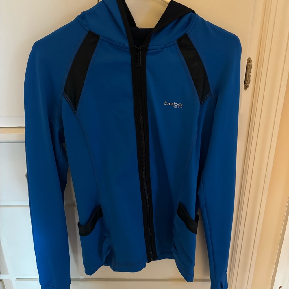 Bebe blue and black jacket